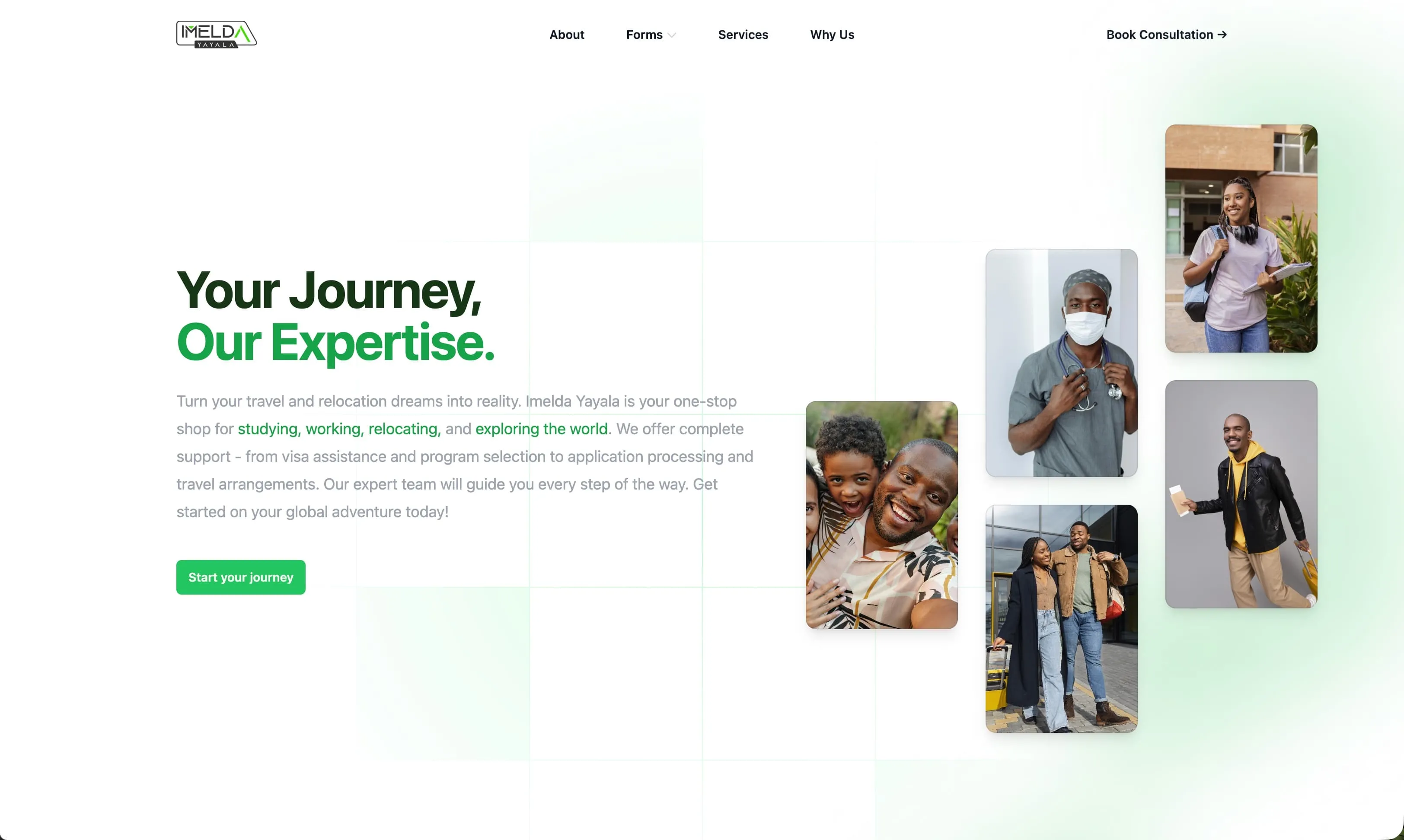 Imelda Yayala Website preview